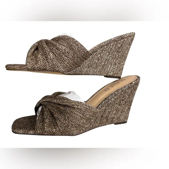 Anthropologie Silent D Katia Wedge Sandals EU sz 41,new in box - Picture 6 of 11